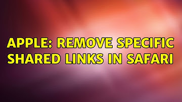 Apple: Remove specific shared links in Safari (2 Solutions!!)