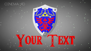 Template #41 -  Zelda Intro (After Effects / C4D)