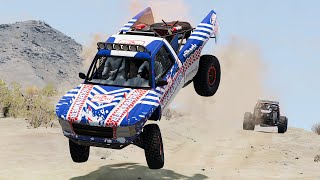 Trophy Truck - Dakar Rally Crashes #3 | BeamNG Drive