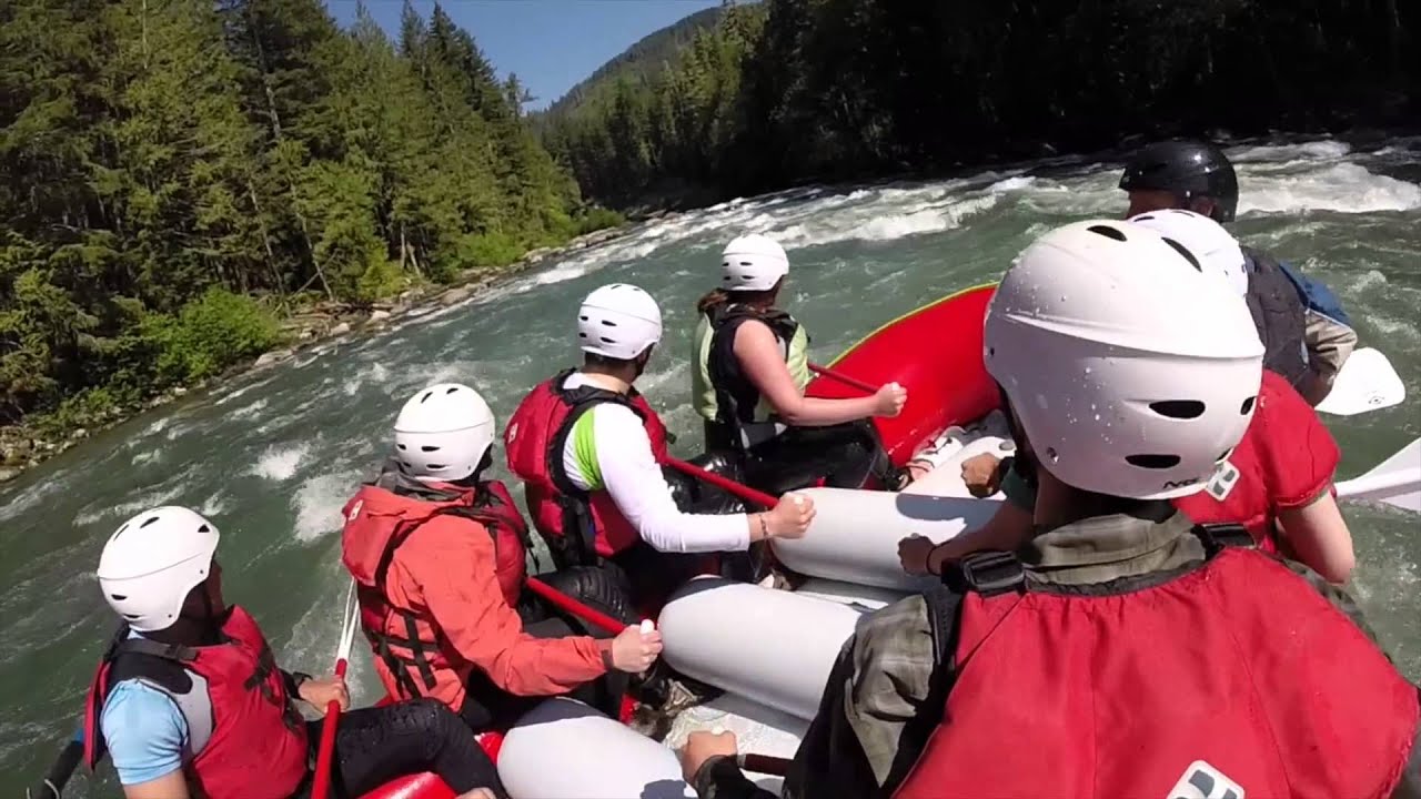 Sauk River Whitewater Rafting "Jaws" - YouTube