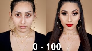 0 TO 100:  MY GO TO GLAM MAKEUP | BEAUTYYBIRD