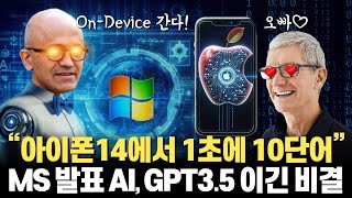아이폰14에서 GPT 3.5 수준 가능... Microsoft 발표 Phi-3가 On-Device AI 를 가속화하는 기술적인 이유!