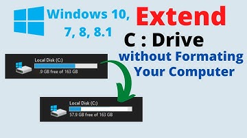 How to Extend Local C : Drive Without Loosing data in PC or Laptop(New Method)