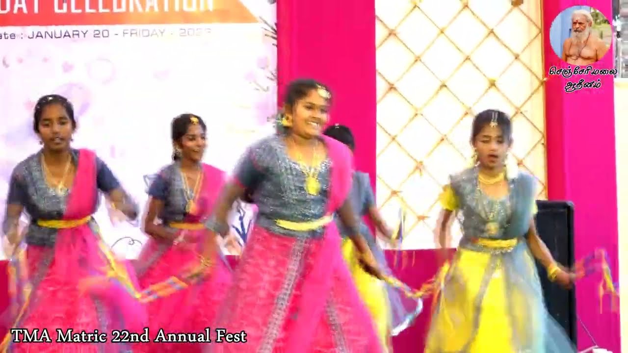 Kolatum Pudu Kolatum  Kolattam by kids  TMA Matric 22nd Annual Fest