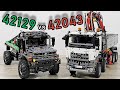 LEGO Mercedes Trucks Size Comparison | LEGO 42129 vs 42043 | LEGO 42043 vs 42129 | Compare Trucks