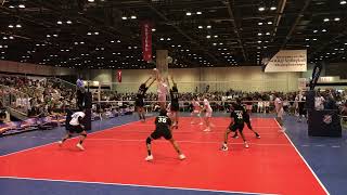 Bay to Bay 16-1 vs. Balboa Bay 16 Blue, set 1of2 (25-23) | AAU 2022