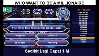 Who Want To Be Millionaire Indonesia..(Alat bantu di pakai semuanya) screenshot 4