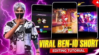 FREE FIRE X BEN-10 Viral Shorts Editing Tutorial 😱 | Trending Ben 10 Edit 2026 ‎⁨@ZIDDI-2.0⁩  