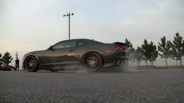 STS Turbo 2010 Camaro V6 Burnout video by Advanced Automotive Concepts