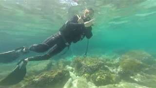 Dovydas Bernotas Try dive with Scuba Kings Gozo April 25th 2018 Marsalforn Bay
