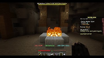 Minecraft Lazy Miners Lost Pickaxe LOCATION - Hypixel Skyblock