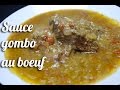 Recette sauce gombo au buf