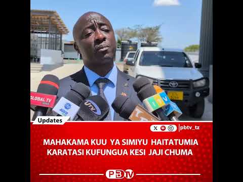 JAJI MFAWIDHI WA MAHAKAMA KUU SIMIYU WLBERT CHUMA AWAHAKIKISHIA WANANCHI BORA 