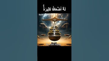 Surah Al Baqarah سورة البقرة Surat No 2 Ayat No 245 #quranenglishtranslation