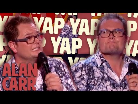 alan carr yapping about nonsense for 10 minutes