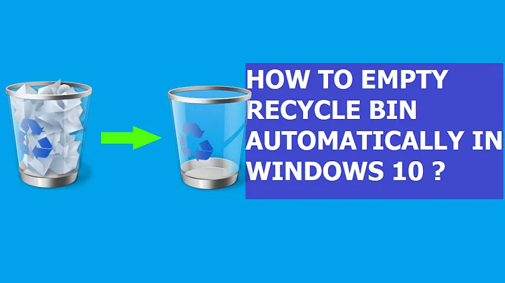 How to empty recycle bin automatically in Windows 10 ?