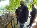 Homeless Guy Arrested On A Rainy Day Exposing Himself At Local Park