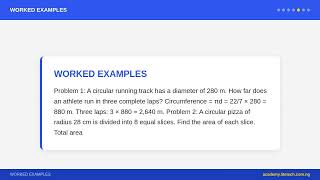JSS 2 Mathematics - Circles: Parts and Properties | Nigerian Curriculum