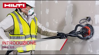 Hilti Levigatrice a secco a collo lungo DWS 225 - Cambio del platorello