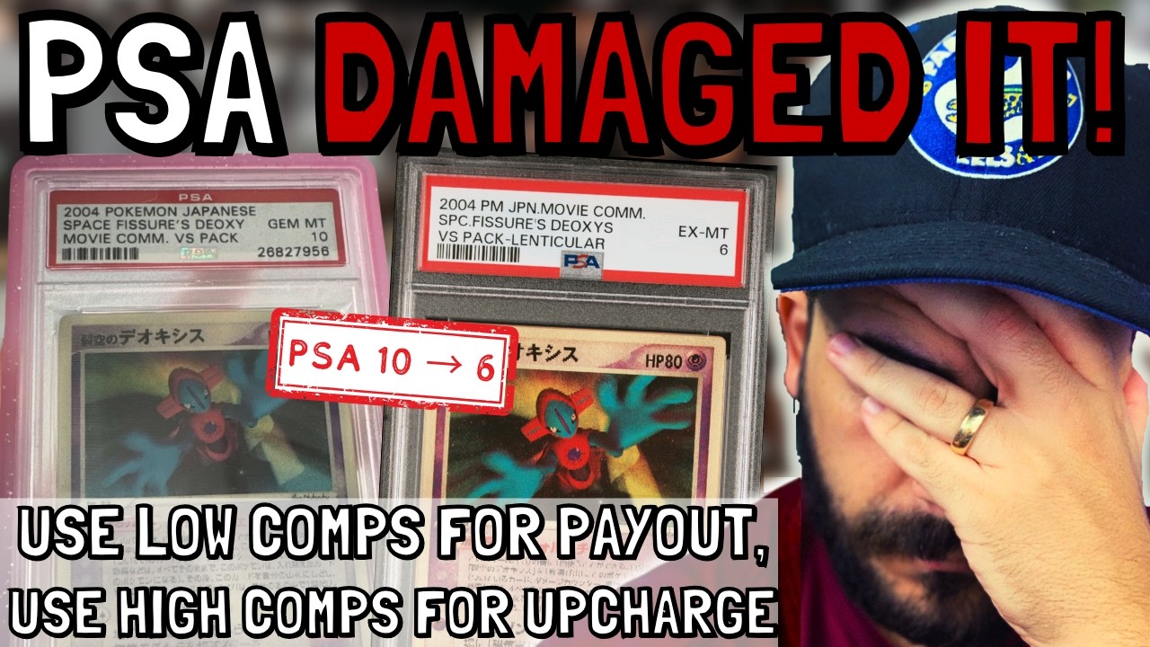 PSA Valuations EXPOSED with Damaged PSA 10 🚨