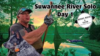 7 days Alone in a Canoe - Suwannee River, Florida Day 1