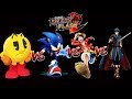 Pac Man vs Marth vs Luffy vs Sonic