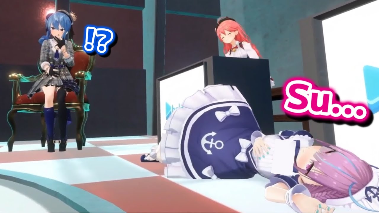 Aqua,Towa and Miko confess love to Sui-chan, but they go overboard【Hololive】