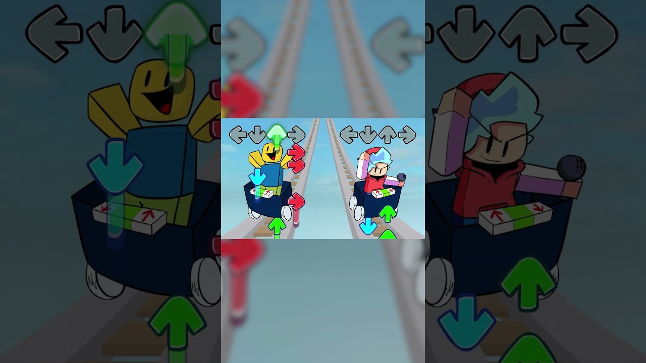 FNF Character Test | Roblox Noob Cart Ride | FNF Mods