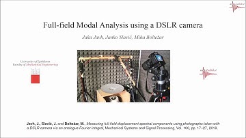 Full-field modal analysis using a DSLR camera