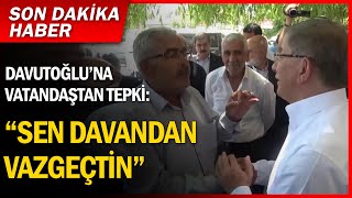 Malatyada Ahmet Davutoğluna Şok Üstüne Şok Davandan Vazgeçtin