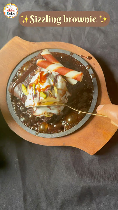 Sizzling brownie chocolate brownie must try #sizzling #brownie #chocolatebrownie