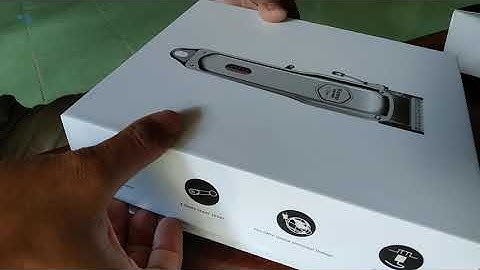 Mở hộp tông đơ cắt tóc Kemei KM-1998 mua trên lazada