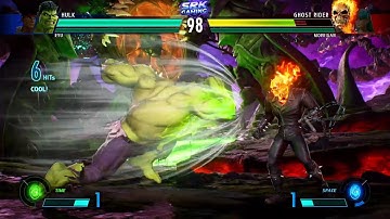 Marvel VS Capcom Infinite - Hulk & Ryu VS Ghost Rider & Morrigan