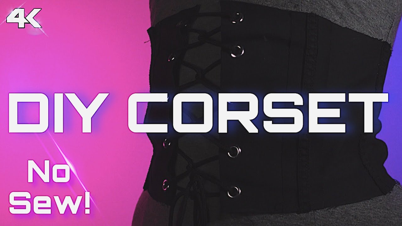 DIY Corset Belt No Sew YouTube DIY Corset Belt No Sew YouTube