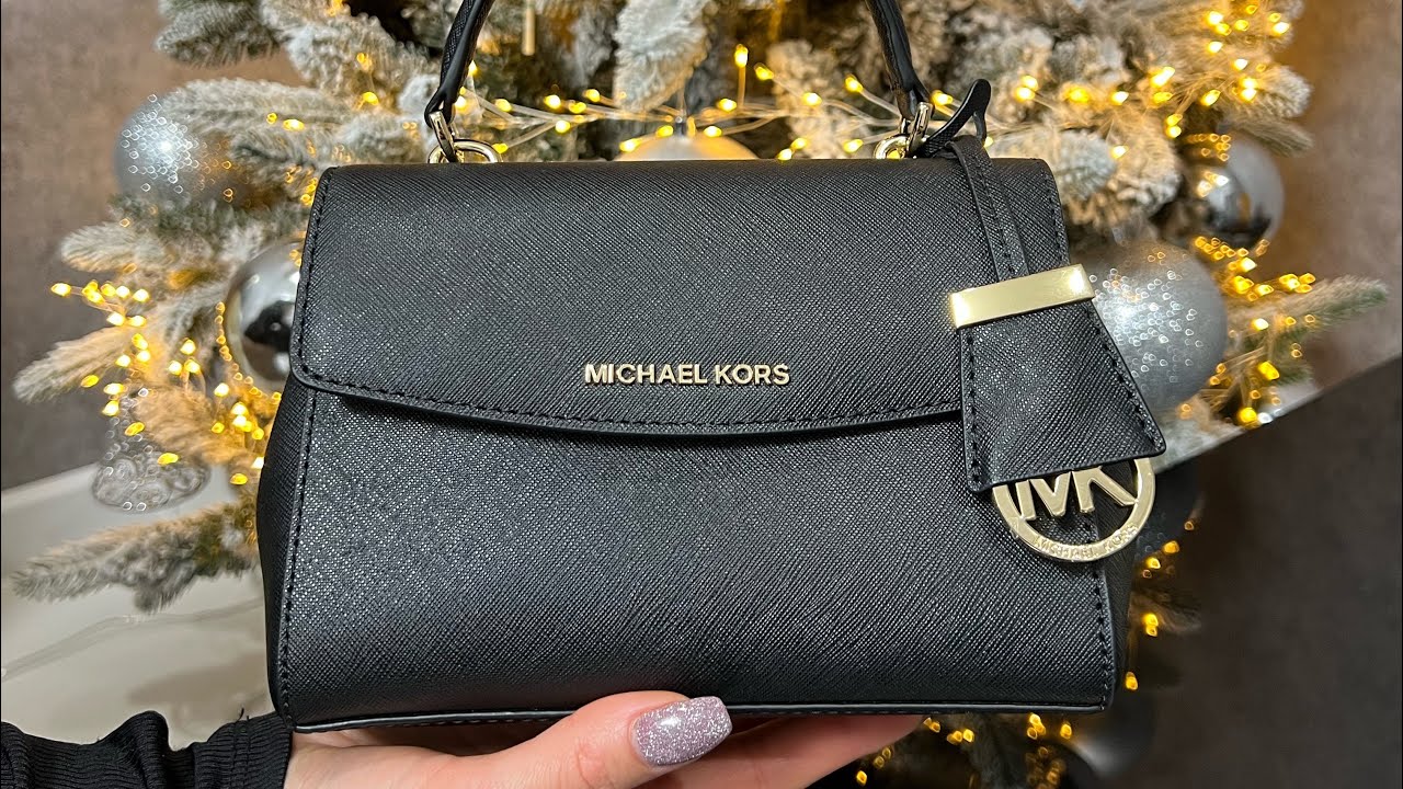 Распаковка сумки MICHAEL KORS Ava Extra-Small Saffiano Leather ...