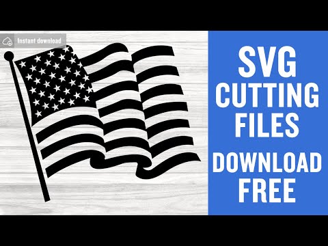 American Flag Svg Free Cutting Files for Scan n Cut Free Download