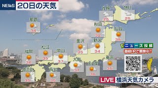 8月20日の天気