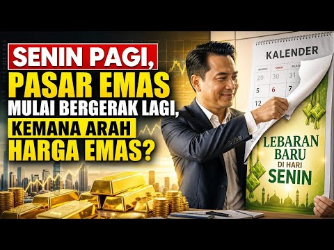 SENIN PAGI HARGA EMAS GLOBAL MULAI BERGERAK, KEMANA ARAH HARI INI?