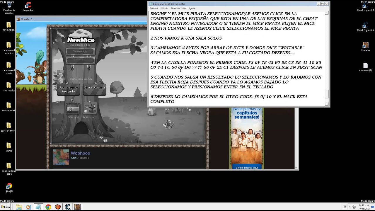 como hacer wj fly hack para transformice pirata | cheat engine 6.4 ...
