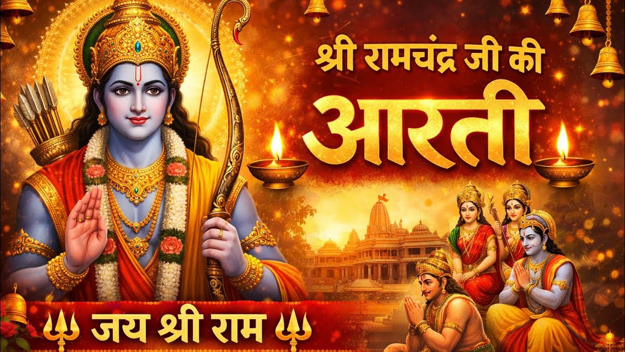 श्री रामचंद्र जी की आरती | जय श्री राम | Ram Ji Ki Aarti Bhajan 2026