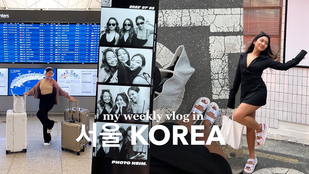 VLOG • Travelling to 서울 Korea, Chilling at Hongdae, Subway Trains & Shopee Travel Haul