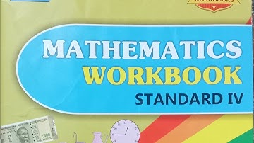 chapter 1 geometrical figure & 2 Number work— class 4 math workbook, Maharashtra Board