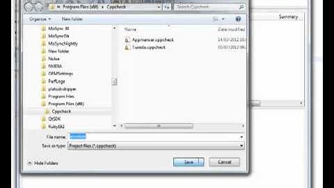Using CPPCheck to debug with MoSync