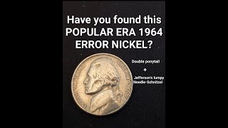 Have You Found This Double Pony Tail 1964 Error Nickel
