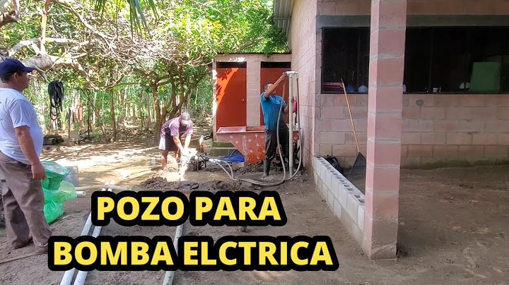 Haciendo Pozo Para Instalar Bomba Eléctrica