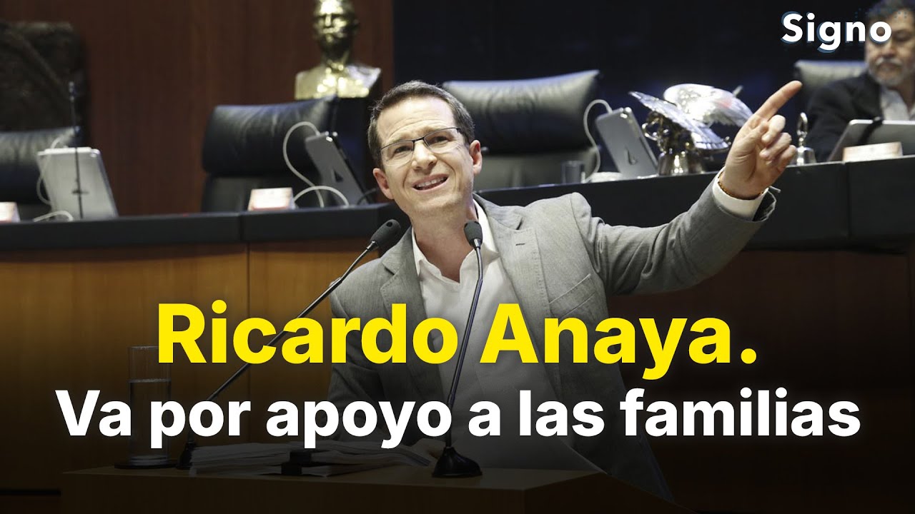 Ricardo Anaya es el nuevo coordinador del PAN en el Senado - YouTube