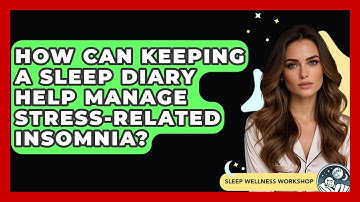 How Can Keeping a Sleep Diary Help Manage Stress-Related Insomnia? | Sleep Wellness Workshop