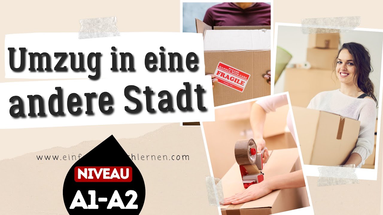Telefonnummer Behalten Bei Umzug In Andere Stadt #605 Umzug in eine andere Stadt | Deutsch lernen mit Geschichten