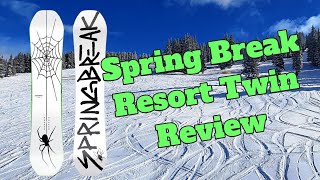 The 2024 Spring Break Resort Twin Snowboard Review