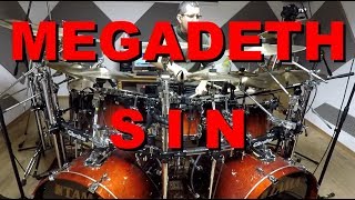 MEGADETH - Sin - drum cover (HD)